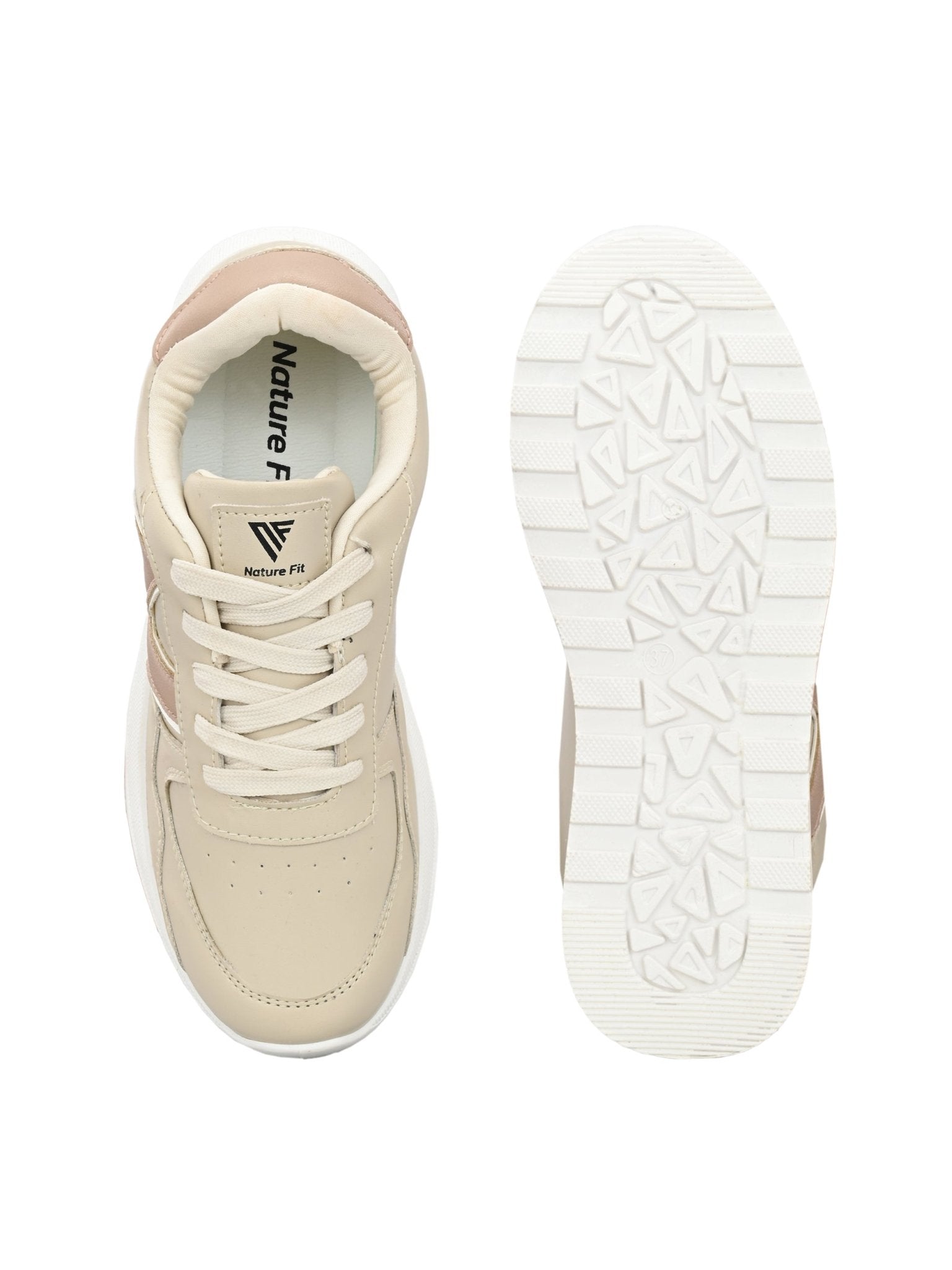 Nature Fit Joggers for women (Beige) - Nature Fit